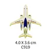 Exposição Aérea de Zhuhai Insígnia do Caça J-20 Broche de Avião Boom 6 Lembrança Decorações para Mochila Presente para Fãs Militares