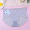 Ropa Interior Femenina de Algodón Puro con Encaje, Color Sólido, Bacteriostática de Grafeno, sin Costuras, para Cruce de Fronteras, Talla Grande para Vientre, de Cintura Media