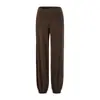 Conjunto de tres piezas para mujer en otoño: top de tirantes a rayas bicolor + camiseta de blusa holgada de manga larga con cuello en V + pantalones de campana de cintura alta