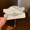 Anel Romano Estilo Luxo Leve Pulseira de Zircônia Dupla Camada Cravejada com Diamantes para Mulheres, Fashion e Exquisita, Versátil para o Dia a Dia