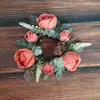 Guirlanda Velário Flor de Rosa Simulada, Guirlanda de Peônia, Decoração de Casamento, Decoração de Mesa, Adereços de Fotografia