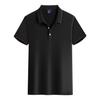 Camiseta polo personalizada, camiseta con logotipo impreso bordado, ropa de trabajo empresarial, camisa cultural, mono de manga corta de verano personalizado DIY