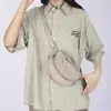Bolso Bandolera Unisex de Moda y Tendencia 2026 Nuevo Color Sólido Simple Versátil Tela de Nylon Bolso de Hombro