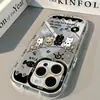 Aplicable a Funda para iPhone 18 a Prueba de Caídas Divertido Gato Fiesta de Música Espejo Apple 17 Pro Max Funda Protectora