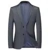Oferta Especial Liquidación Traje de Punto para Hombre Sin Planchar Otoño/Invierno Estilo Grueso Caída Ajuste Delgado Versátil para Negocios y Uso Diario Traje Casual