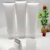 Massageador de Pescoço Cabeça de Massagem Loção de Massagem Embalagem Mangueira Garrafa Boca Espiral Branca Frasco de Amostra Cosmética Fabricante de Origem