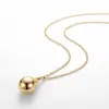 Nuevo Collar de Acero Inoxidable Estilo Europeo y Americano que No se Desvanece, Cadena para Clavícula con Colgante de Zapatos de Tacón Alto con Lazo de Moda para Mujer