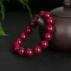 Pulsera modelo arena de estrella púrpura dorada natural año de nacimiento arena de cristal alto contenido arena del Emperador cinabrio seguro pulsera NAFU