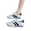 Zapatos Deportivos Casuales con Cordones Nuevos Transfronterizos, Suelas Suaves, Versátiles Zapatos Forrest Gump, Zapatos Planos Antideslizantes para Estudiantes, Zapatos Blancos de Cuero Suave