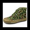 Suela de Goma Vulcanizada Zapatos de Trabajo Verdes Suela Gruesa Estilo Antiguo de Caña Alta para Mujer Zapatos Antideslizantes para Hombres para Granja y Obra