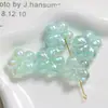 Coreia do Sul ins deslumbrante cor banho vinheta perfurada cinco pétalas flor miçanga DIY pulseira colar brincos brincos acessórios material