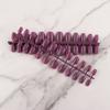Ventas Directas de Fábrica Corto Cuadrado y Redondo Brillante Varios Productos Terminados de Manicura Parches de Uñas Postizas Tiras de Parches para Uñas Usables