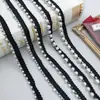 Perlas cosidas a mano, Cheongsam de una sola cara, Accesorios para la ropa, Encaje con cuentas, Pesados Accesorios Decorativos para Cuello de Ropa Hechos a Mano para Bricolaje