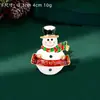 Nuevos Broches de Serie Navideña: Campanitas de Muñeco de Nieve Lindas, Decoraciones de Ropa de Moda, Broches para Fiesta de Navidad