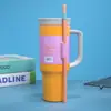 Nueva Taza para Coche de 40 oz Taza con Aislamiento al Vacío de Acero Inoxidable 304 Taza de Agua para Deportes al Aire Libre Taza Portátil con Popote