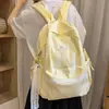 Mochila Casual de Cuadros Corrugados Estilo Nuevo para Niñas, Adecuada para Estudiantes de Secundaria, Preparatoria y Universidad, para la Clase y el Uso de Computadora