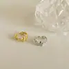JZ94 Han Feng Anel Simples Versátil Estrela Estrela Prata Esterlina S925 Moda Personalidade Design de Nicho ins Tendência