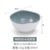 Vajilla de Melamina Cuadrada Imitación Porcelana Dos Tonos Pequeño Restaurante de Hot Pot Autoservicio Tazón para Condimentos Comida Rápida Tazón para Arroz Tazón para Postres Comercial