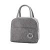 Fábrica de Origen Gran Cantidad Lista Bolsa de Almuerzo Fabricante Venta Directa Gran Capacidad Bolso de Mano Papel de Aluminio Engrosado Aislado Bolsa Lonchera