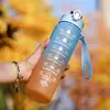 Taza de agua móvil super gran capacidad botella de agua portátil taza espacial taza con boquilla verano deportes fitness taza de agua transfronteriza venta al por mayor
