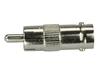 Fabricantes en stock un gran número de adaptador de video de vigilancia BNC hembra a RCA macho AV seguridad pública conector completo