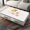 Jogo Americano de Couro, Jogo Americano de Mesa de Jantar Sem Lavagem, Retangular, Luxo Leve, Toalha de Mesa Limpável para Mesa de Café, Novo Modelo 2023