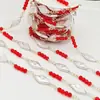 Acessórios para Joias DIY Série Pérola Grande Romboidal Contas de Cristal Cor Duradoura Corrente Feita à Mão Colar Pulseira Material para Roupas