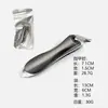 Cortauñas para Uso en Casa, Cortauñas para Pedicura, Cortauñas Individual, Estuche de Cuero, Regalo Giratorio Boca Plana para Dedo