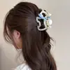 Pinça de Cabelo Pequena Ponto de Onda Filhote Feminino Alto Estilo 2025 Novo Meio Amarrar Grampo de Cabelo Parte de Trás da Cabeça Cabelo Pinça Tubarão Acessório de Cabelo