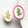 Nueva Serie de Plantas y Flores en Relieve Sello de Cera Sello de Metal Cabeza Rosa Diente de León Tulipán Diario Cabeza de Cobre