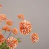 Amazon Dente-de-leão Flores Artificiais Buquê Decoração de Cena Crisântemo Ping Pong de Alta Qualidade Flores de Casamento Flores Artificiais