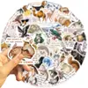 50 Pegatinas de Graffiti con Citas de Animales Medievales para Decoración DIY Cuaderno Teléfono Papelería Pegatinas de Recompensa Impermeables