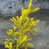 Flores Artificiales Amarillas para Decoración de Bodas, Flores Falsas de Alta Gama para Arreglos de Piso, Arreglos Florales y Decoraciones de Hojas para Ambiente