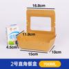 Caja de Papel Kraft Desechable para Catering, en stock, Engrosada, para Pollo Frito, Ensalada, Comida Rápida, para Llevar, Personalización