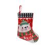 Decoraciones Navideñas Transfronterizas Nuevas Calcetines de Navidad Bolsa de Regalo A Cuadros Viejo Muñeco de Nieve Elfo Decoración para el Hogar