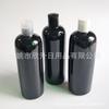 Botella Qiuqiu 500ml negra botella oscura botella de medicina 500ML tapa a presión hombro redondo botella PET botella de esencia