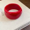 Pulsera Cuadrada de Resina con Degradado Retro Transfronteriza Europea y Americana, Lujo Ligero, Sensación de Alta Gama, Joyería Elegante y Versátil para Mujeres