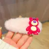 Pinza para el pelo de niña linda de peluche, gafas suaves y lindas, pinza para el pelo de gato, accesorio para el pelo versátil, pinza para flequillo, accesorio para el pelo, accesorio para la cabeza
