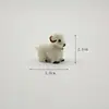 Mini Animales Pequeños Dibujos Animados Conejo Pollo Pato Oveja Vaca Cerdo Muñeco Resina Decoración de Escritorio Adornos de Micro Paisaje