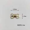 Bolsos Tejidos Hechos a Mano DIY Accesorios de Metal Hebillas para Zapatos Zapatos de Mujer Accesorios Metálicos Decoración