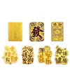 Adesivos de Celular Personalizados de Ouro Puro 999 para Celebridades, Mercadorias Ten Qintian, Brindes Personalizados para Eventos Corporativos