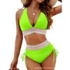 2027 Novo Modelo de Comércio Exterior Biquíni Europeu e Americano Duas Peças Roupa de Banho Feminina Fashion Justa Vendedor Mais Vendido na Amazon Roupa de Banho Transfronteiriça