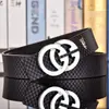 Cinturón de Cuero para Hombre de Moda Celebridad de Internet Tiktok Cinturón de Piel de Vaca Casual para Hombre Transfronterizo Cinturón Negro para Pantalones Hombres Cuadros