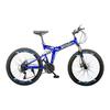 Bicicleta de Montanha Dobrável Dourada de 26 Polegadas Bicicleta Portátil Dupla Absorção de Choque Fornecimento de Fábrica de Bicicletas de Montanha