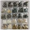 Venta de fábrica de fragmentos de concha para decoración de uñas, color 25 colores, 1 kg, 1 paquete, color japonés para decoración de uñas, fragmentos delgados de concha de abulón