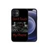 Adecuado para iPhone 17, No toques mi teléfono, Funda divertida para teléfono X