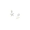 Colgante de Estrella de Estrella de Mar de Plata S925 Pulsera de Cuentas Hecha a Mano DIY Collar Joyería de Moda Accesorios de Plata