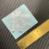 Calcomanías Metálicas en la Parte Trasera de la Funda del Teléfono Móvil con Logotipo Dorado Pegamento de Cristal DIY Hecho a Mano Joyería DIY