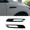 2 Adesivos de Sobrancelha para Lanterna Lateral Dianteira em Fibra de Carbono Tiras de Acabamento Adequado para Bmw F10 Série 5 520 525 11-13
