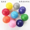 7.5/9cm Bola Espinhosa de PVC Relaxamento Muscular Bola de Fáscia Mão e Pé Bola de Massagem Ouriço Treinamento de Reabilitação Bola de Pegar Mão